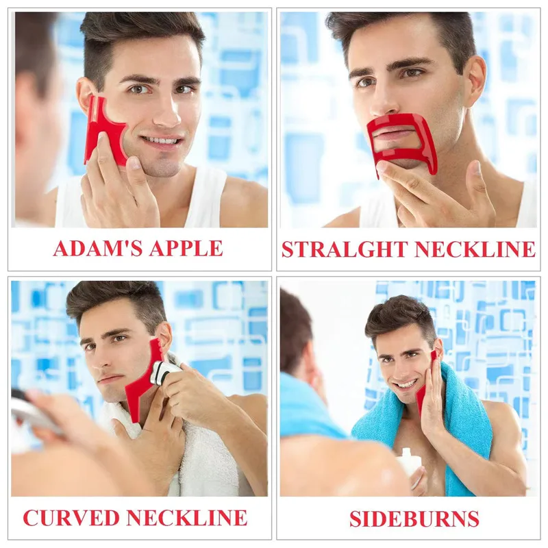 2/4Pcs Men's Beard Combs Hair  - Mens Grooming Tools ulasan dan harga