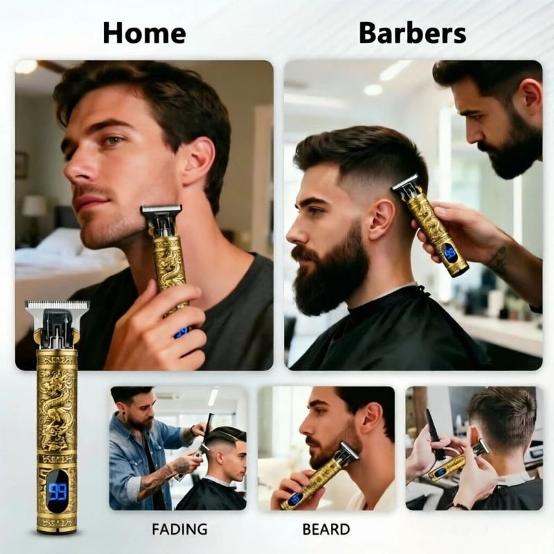 T9 Electric Beard Trimmer Cord - Mens Grooming Tools ulasan dan harga