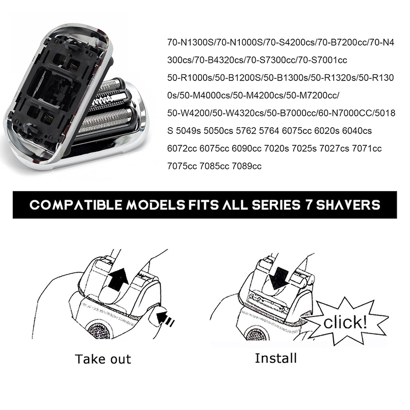 Replace Electric Shaver Head F - Men'S Grooming Trimmer ulasan dan harga