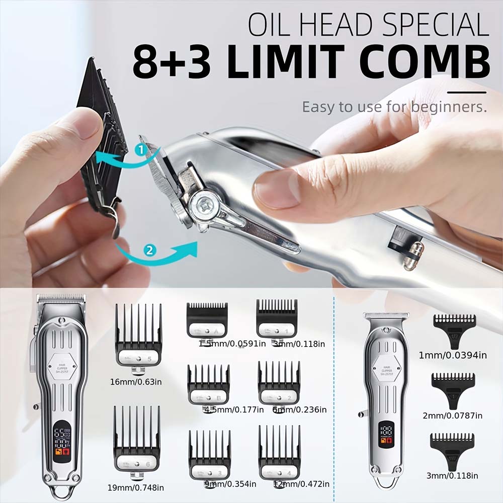 Professional Hair Clipper & Tr - Men'S Grooming Haircut ulasan dan harga