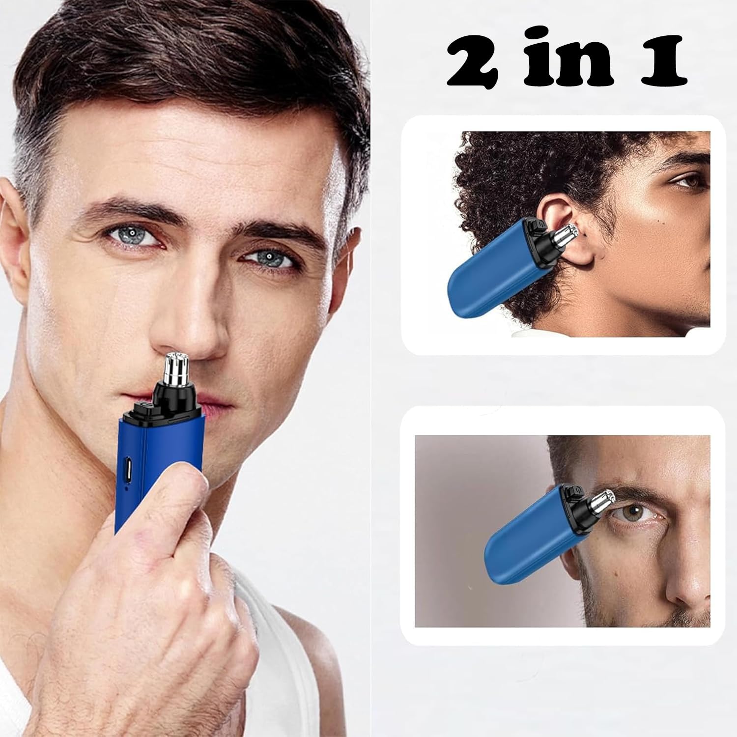 Nose Ear Hair Trimmer USB Rech - Men'S Grooming Haircut ulasan dan harga