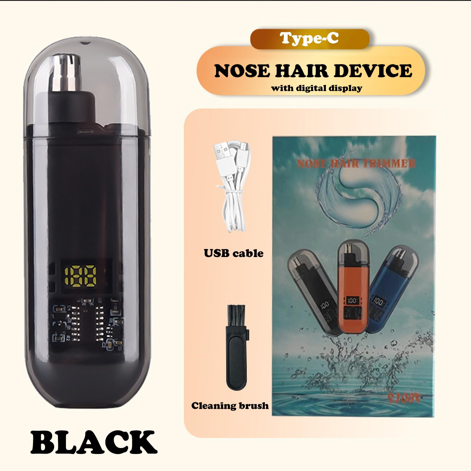 Nose Ear Hair Trimmer USB Rech - Men'S Grooming Haircut ulasan dan harga