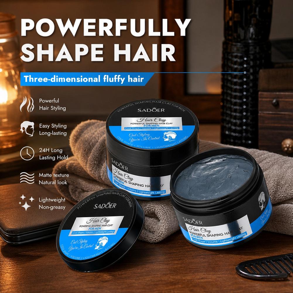 Matte Hair Styling Clay Strong - Men'S Grooming Haircut ulasan dan harga