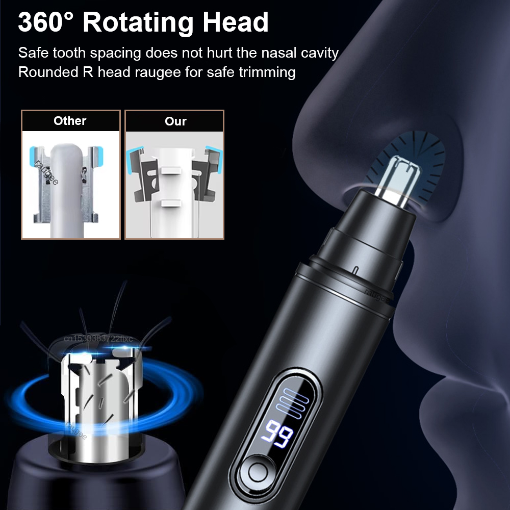 Mini Nose Hair Trimmer Recharg - Men'S Grooming Haircut ulasan dan harga