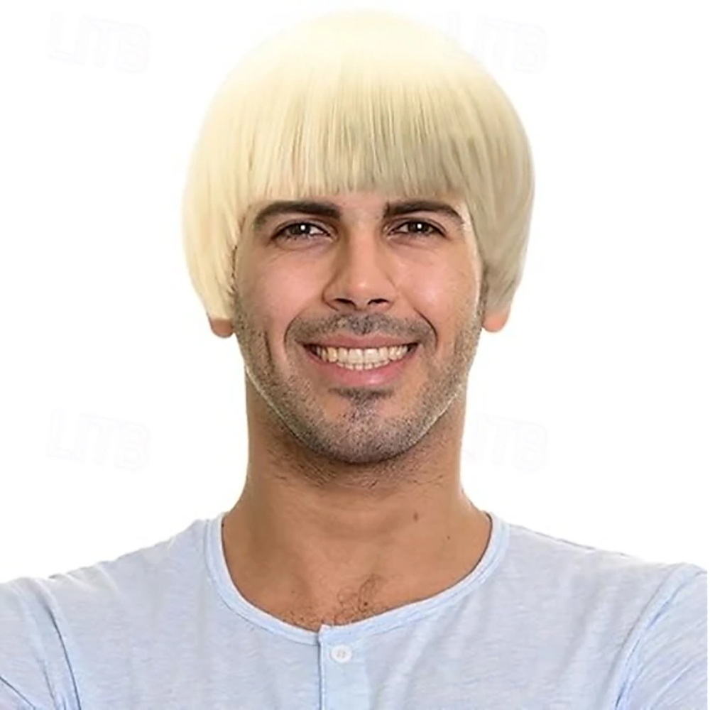 Synthetic Hair Short Mushroom  - Men'S Grooming Haircut ulasan dan harga