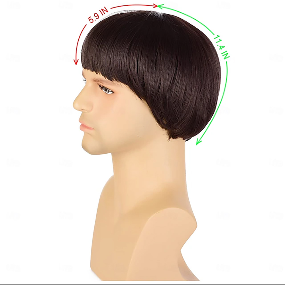 Synthetic Hair Short Mushroom  - Men'S Grooming Haircut ulasan dan harga