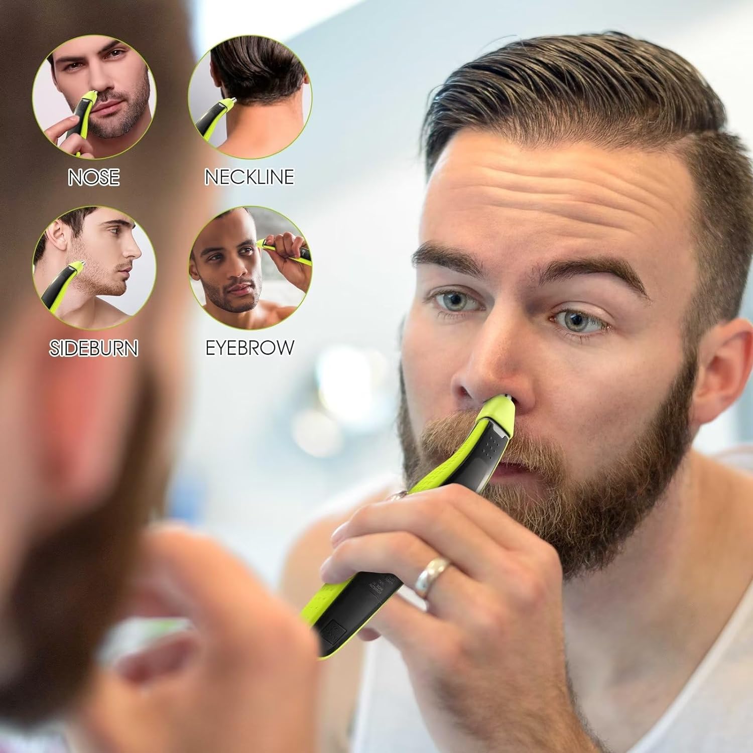YUKU Nose Hair Trimmer Replace - Men'S Grooming Haircut ulasan dan harga
