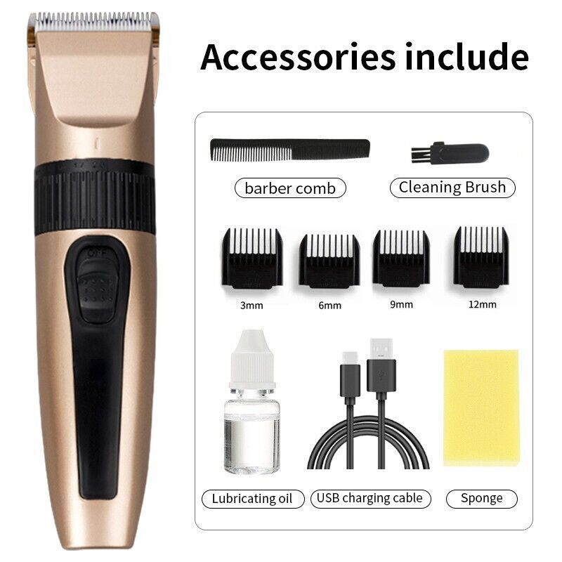 Professional Cordless Hair Cli - Men'S Grooming Haircut ulasan dan harga