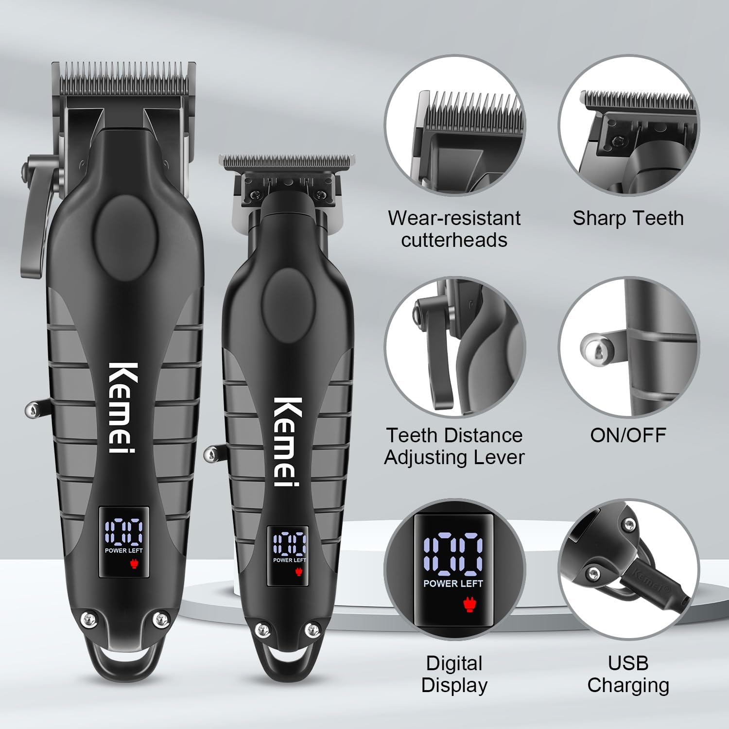 Kemei Hair Clipper Kit for Men - Men'S Grooming Haircut ulasan dan harga