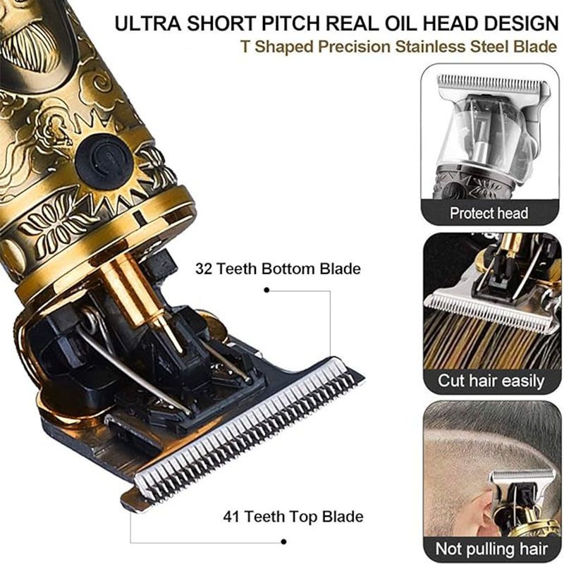 Rechargeable Mens T9 Carving H - Men'S Grooming Haircut ulasan dan harga