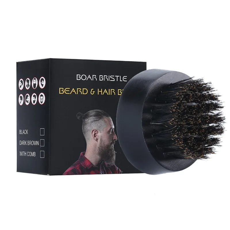 Beard Brush Man Boar Bristles  - Mens Grooming Tools ulasan dan harga