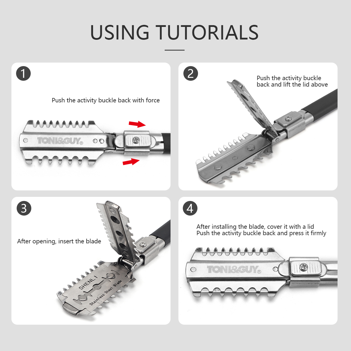 Salon Double-Edge Shaving Hair - Men'S Grooming Trimmer ulasan dan harga