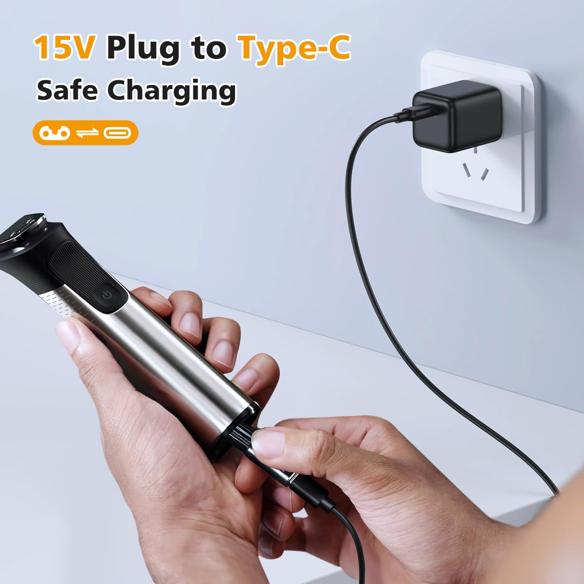 15V USB-C Safe Stable Mini Cha - Men'S Grooming Trimmer ulasan dan harga